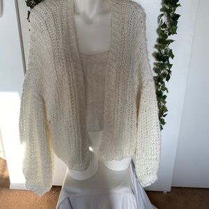 Free People white cardigan, size S